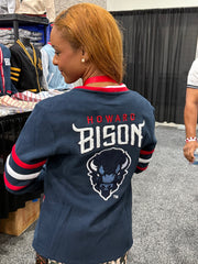 Howard University Blue Fleece Cardigan