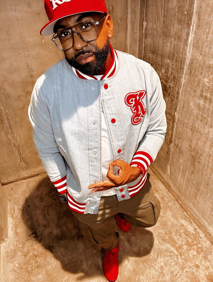 Kappa “K” Denim Chenille Jacket