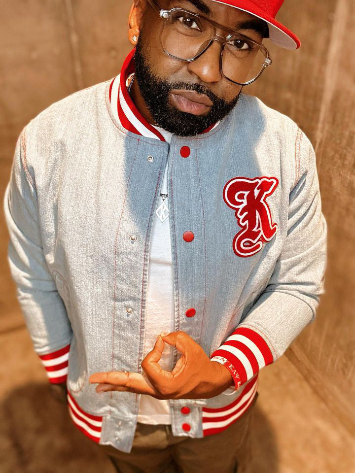 Kappa “K” Denim Chenille Jacket