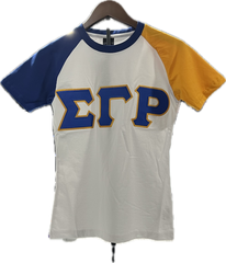 SGRho White Opp Sleeve Premium Shirt