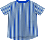 Sigma Grey Pinstripe Button Up Baseball Jersey