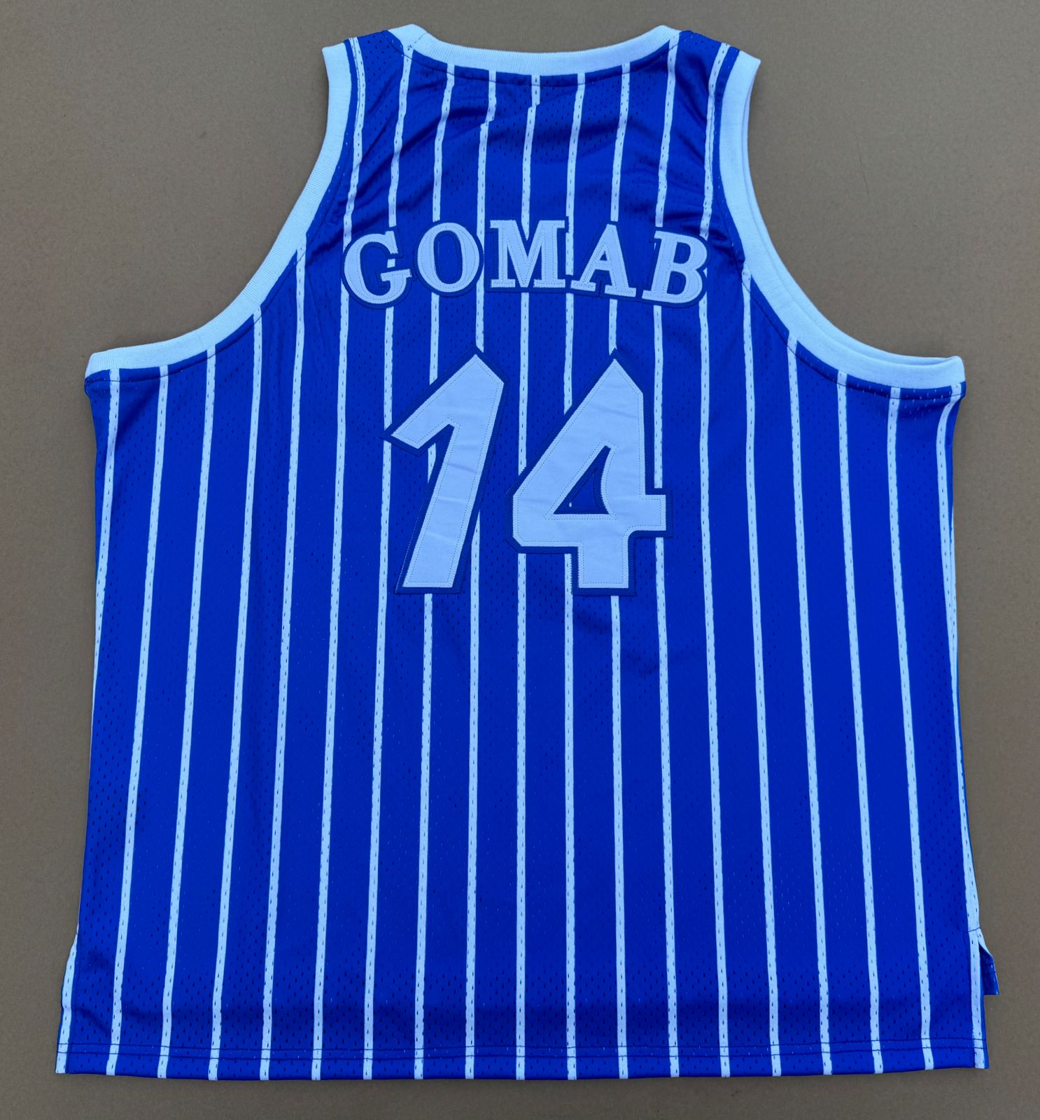 Sigma Blue Pinstripe Basketball Jersey