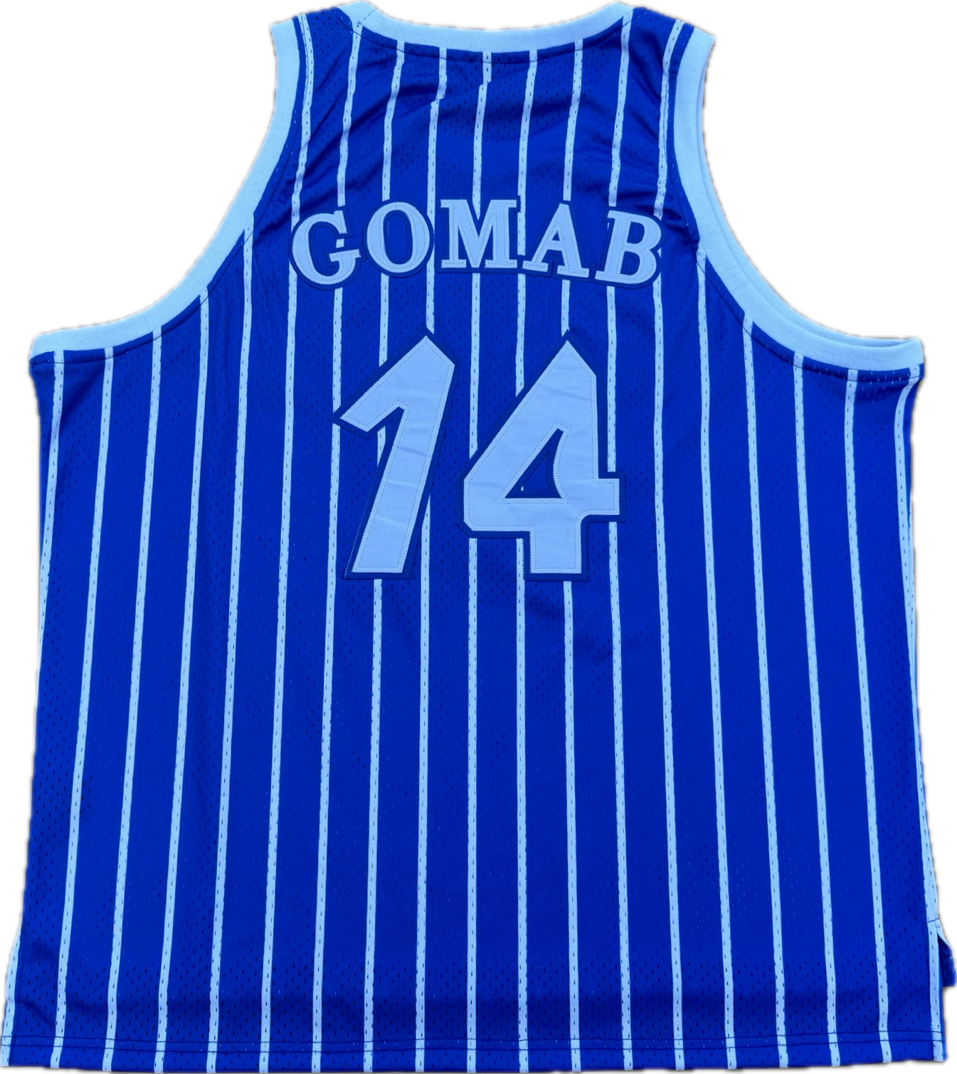 Sigma Blue Pinstripe Basketball Jersey