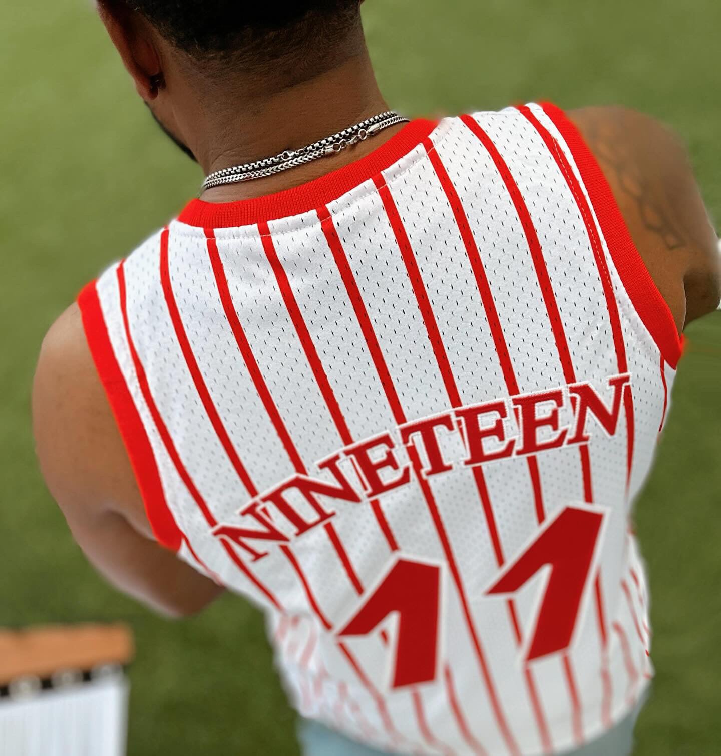 Kappa Pinstripe Basketball Jersey