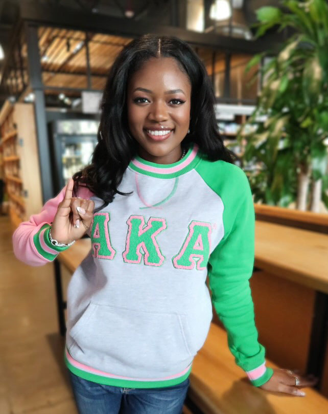 AKA Grey Chenille Crewneck (Unisex Size)