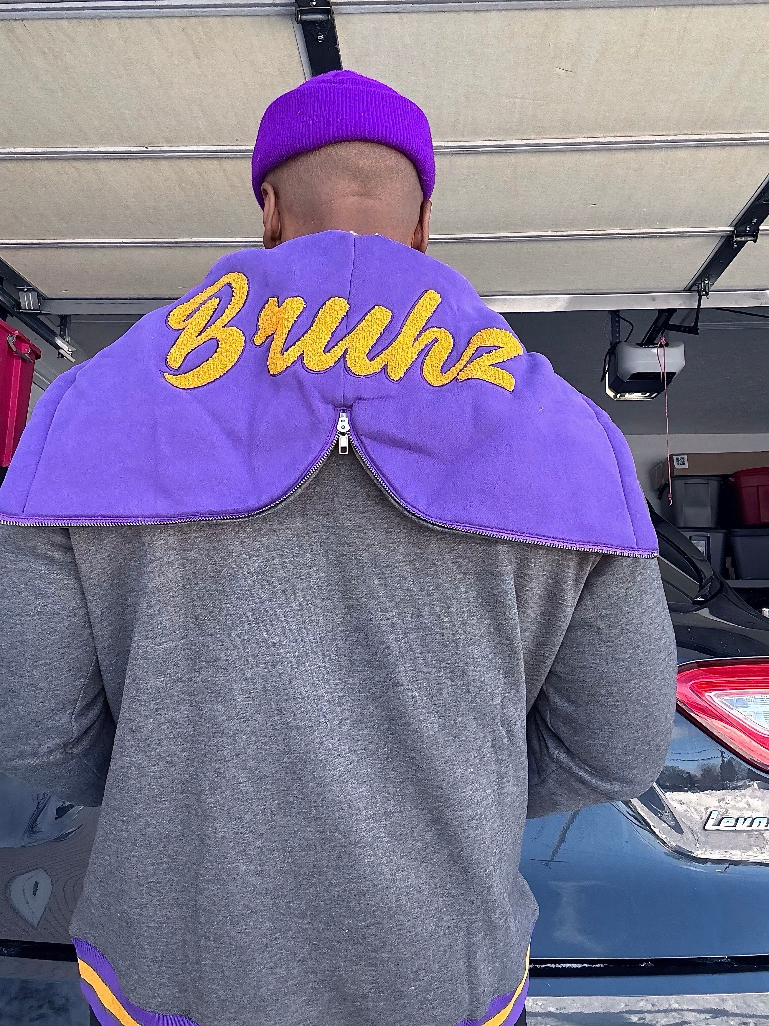 Omega Charcoal Grey Prep Hoodie