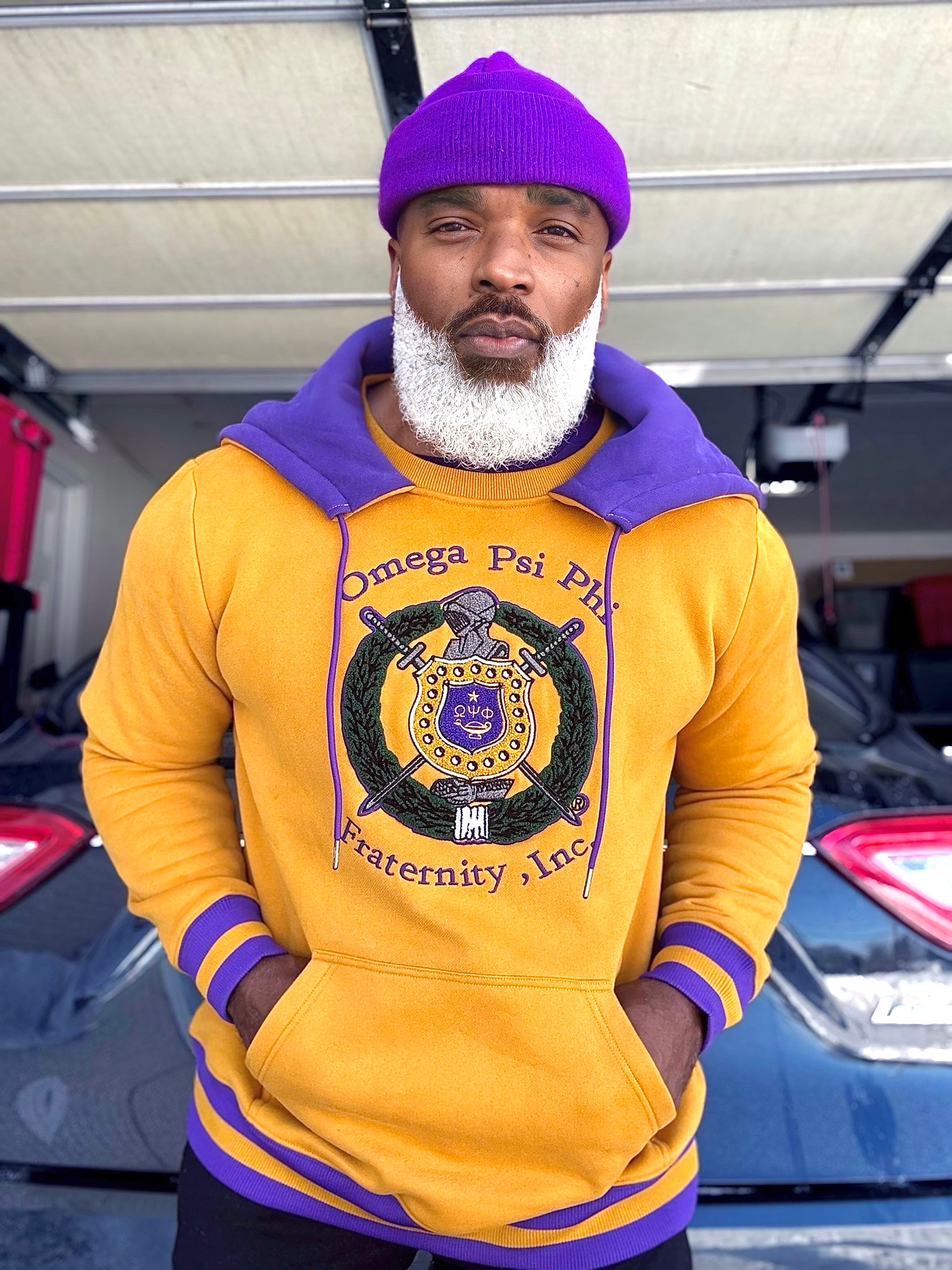 Omega Old Gold Prep Hoodie