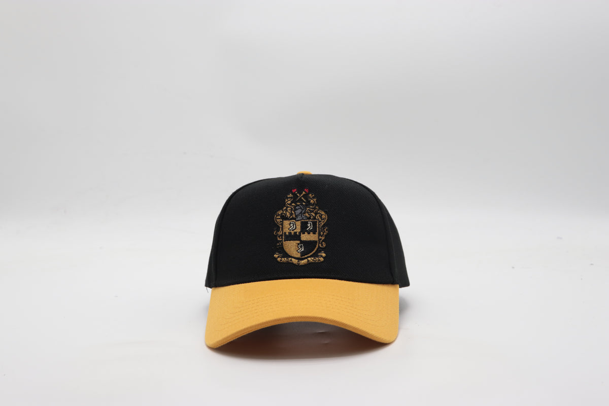 Alpha Black Crest Snapback Hat