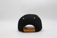Alpha Black Crest Snapback Hat