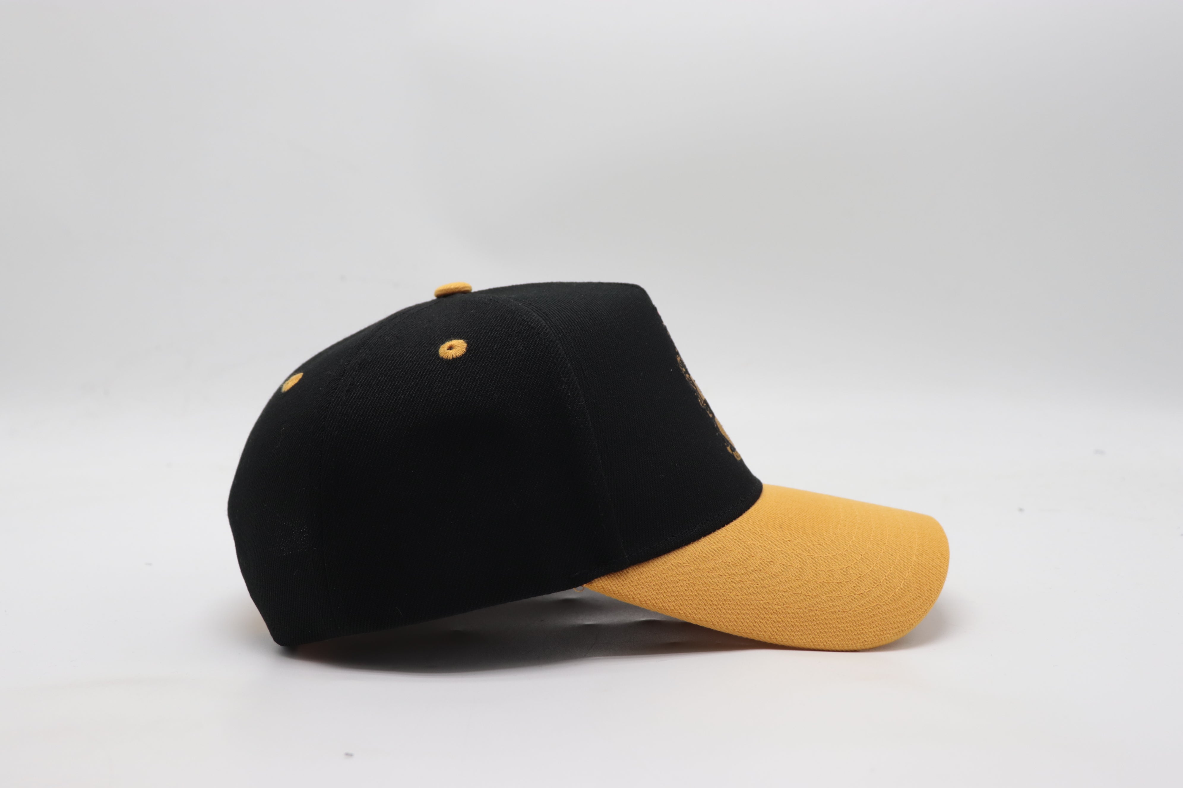 Alpha Black Crest Snapback Hat