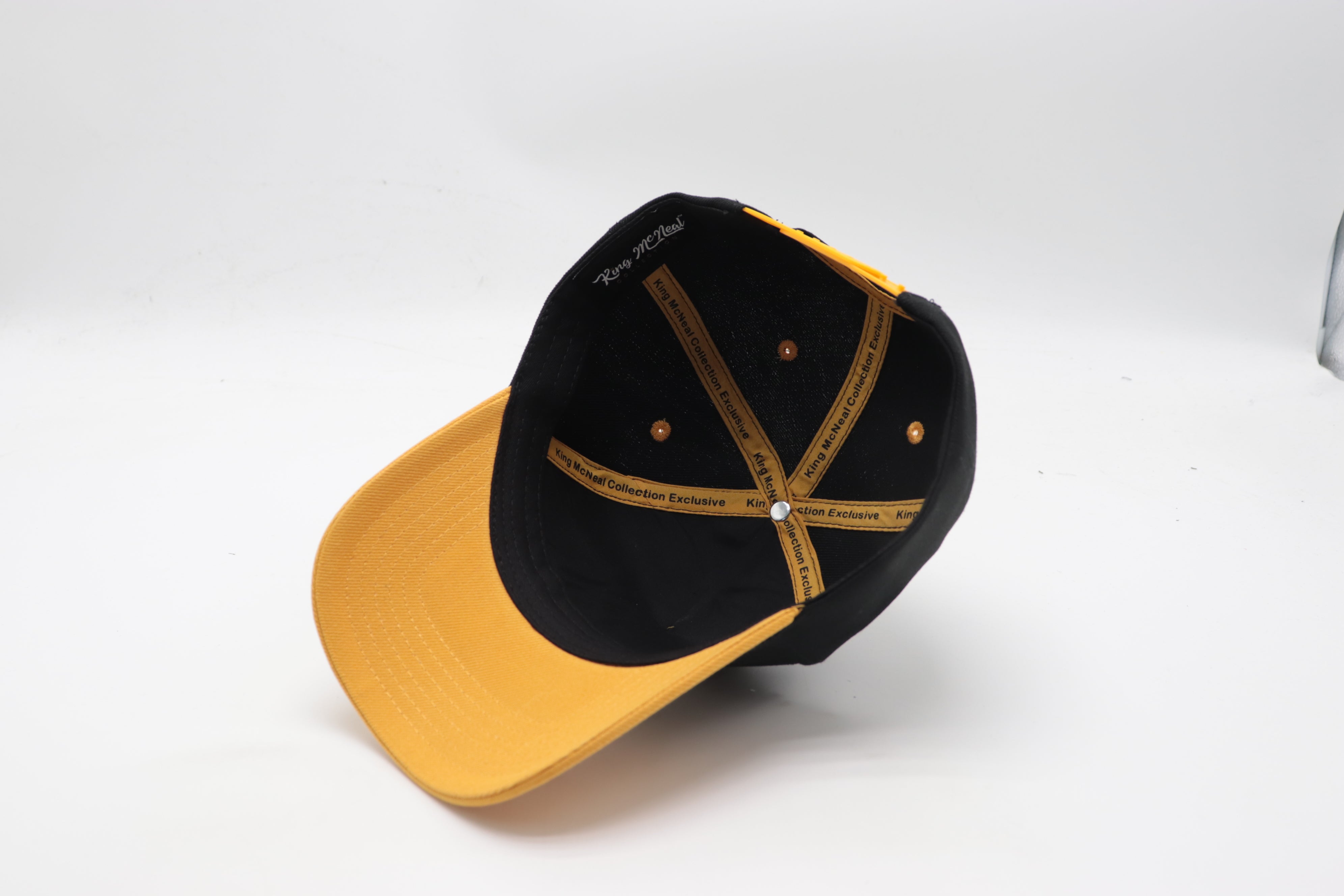 Alpha Black Crest Snapback Hat