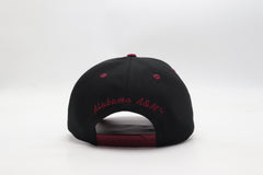Alabama A&M Black Snapback Hat