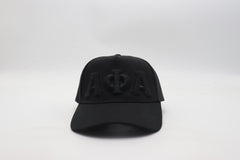 Alpha Black/Black  Snapback Hat