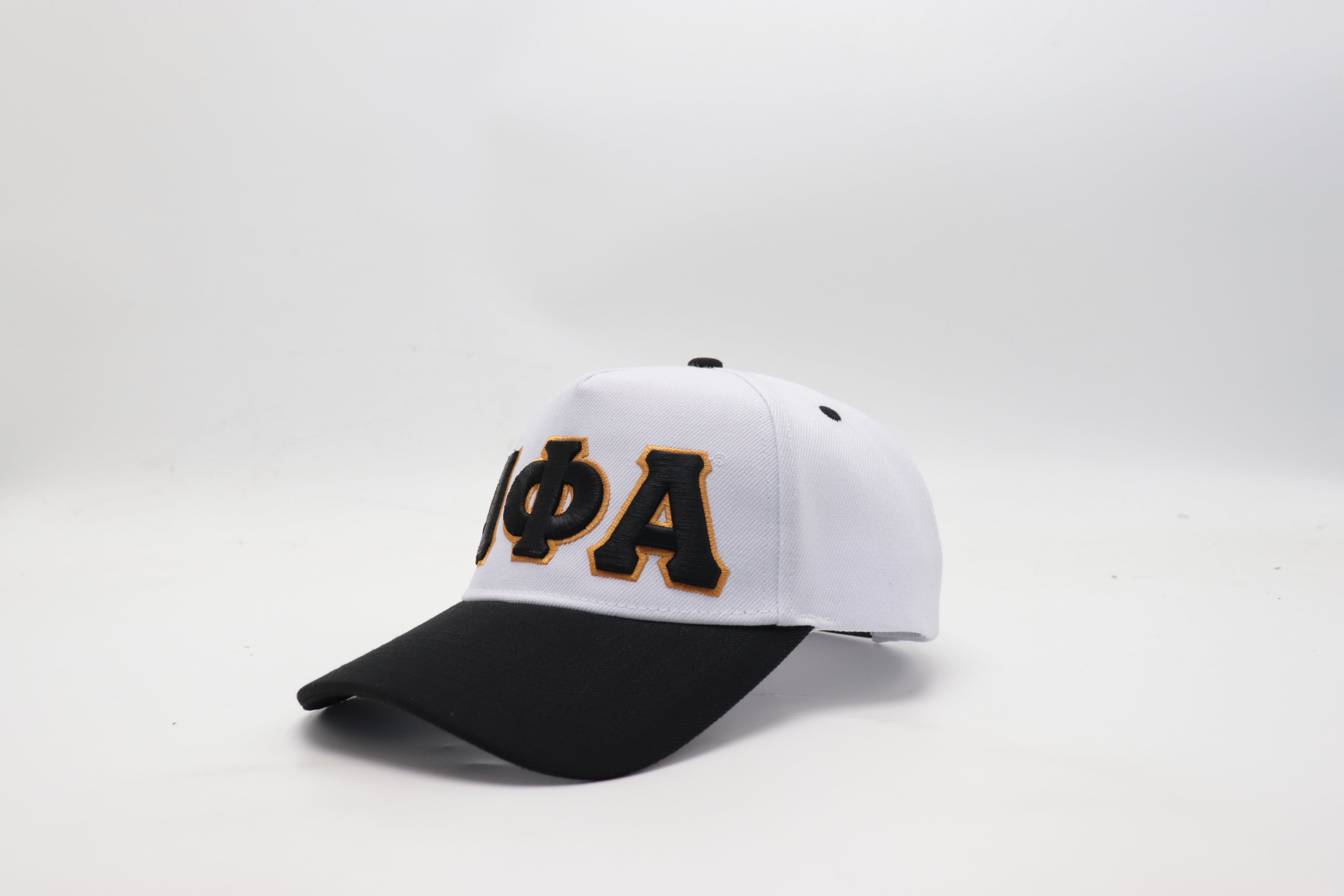 Alpha White/Black Snapback Hat