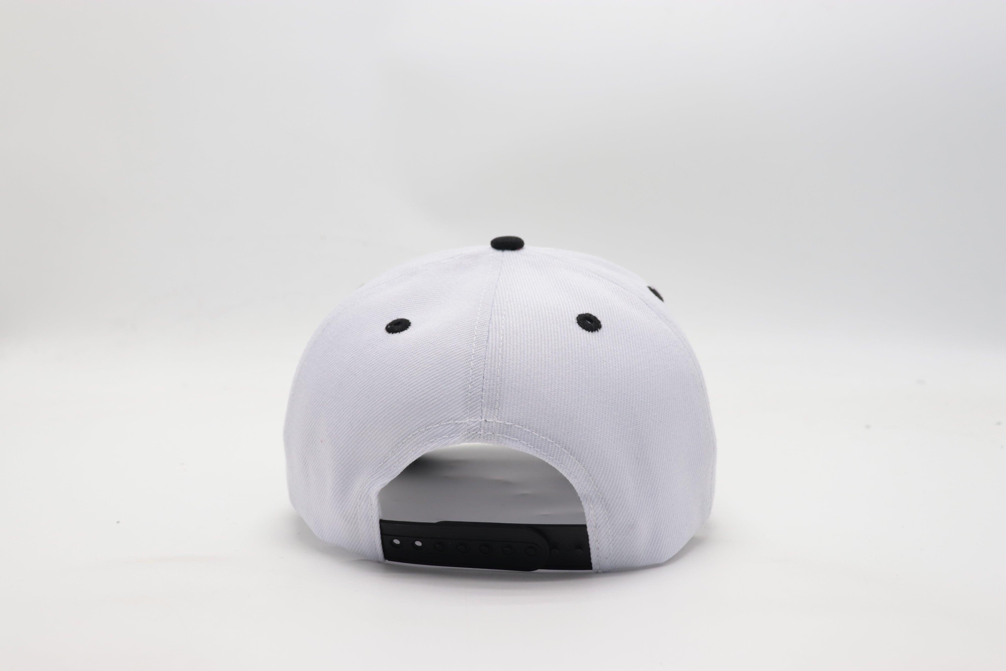 Alpha White/Black Snapback Hat