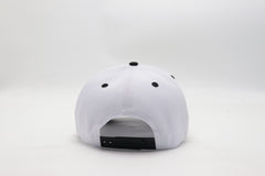 Alpha White/Black Snapback Hat
