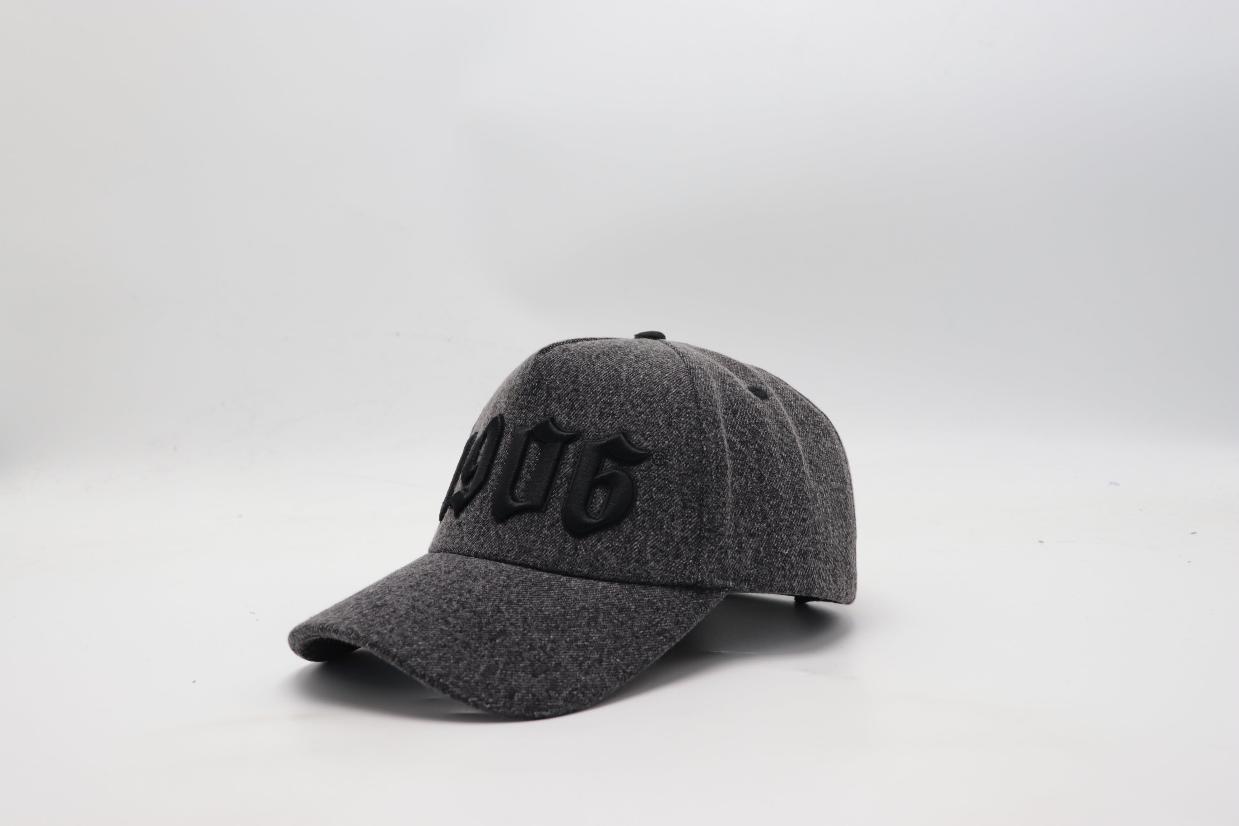 Alpha 1906 Black Denim Snapback Hat