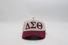 Delta Cream Snapback Hat