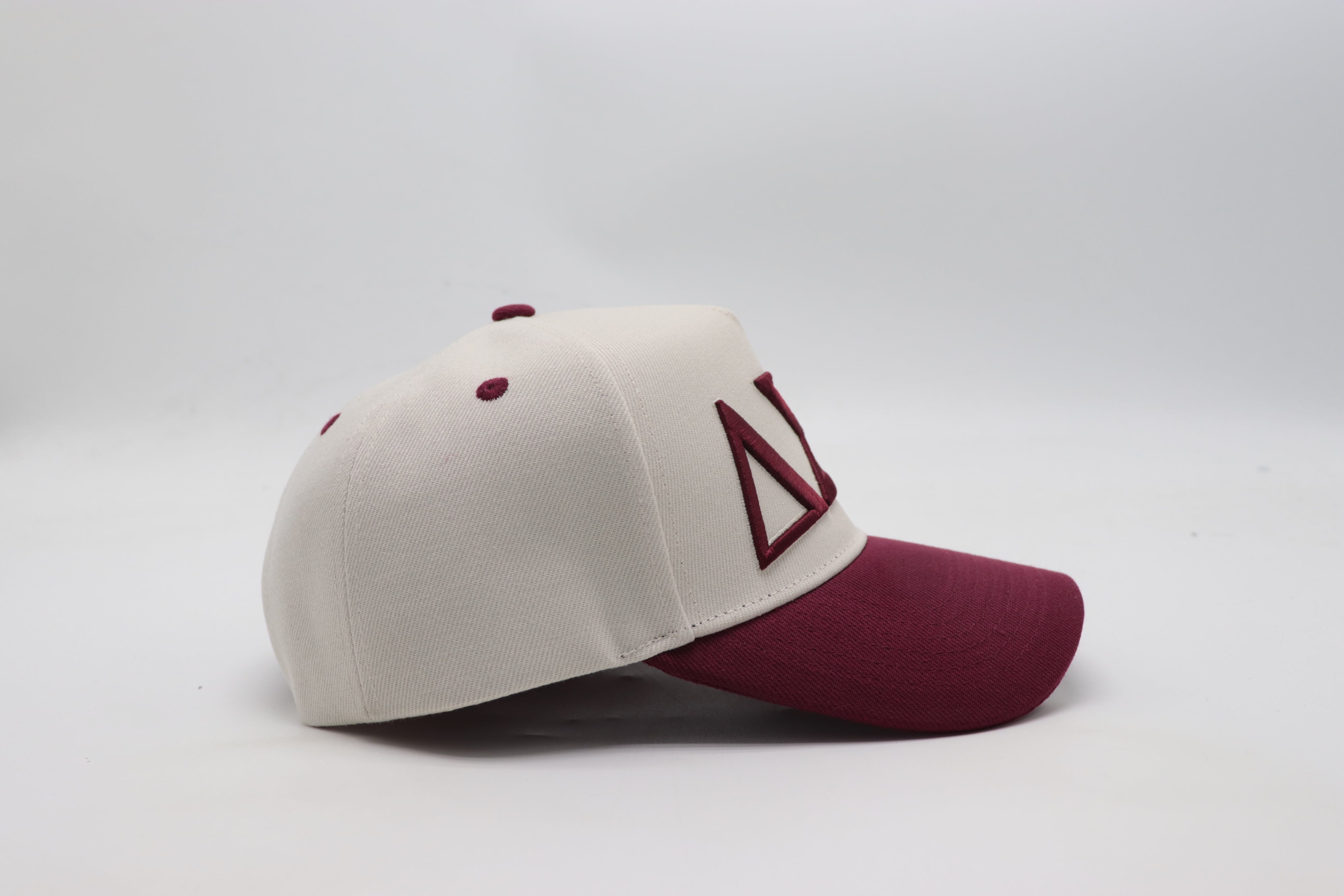 Delta Cream Snapback Hat