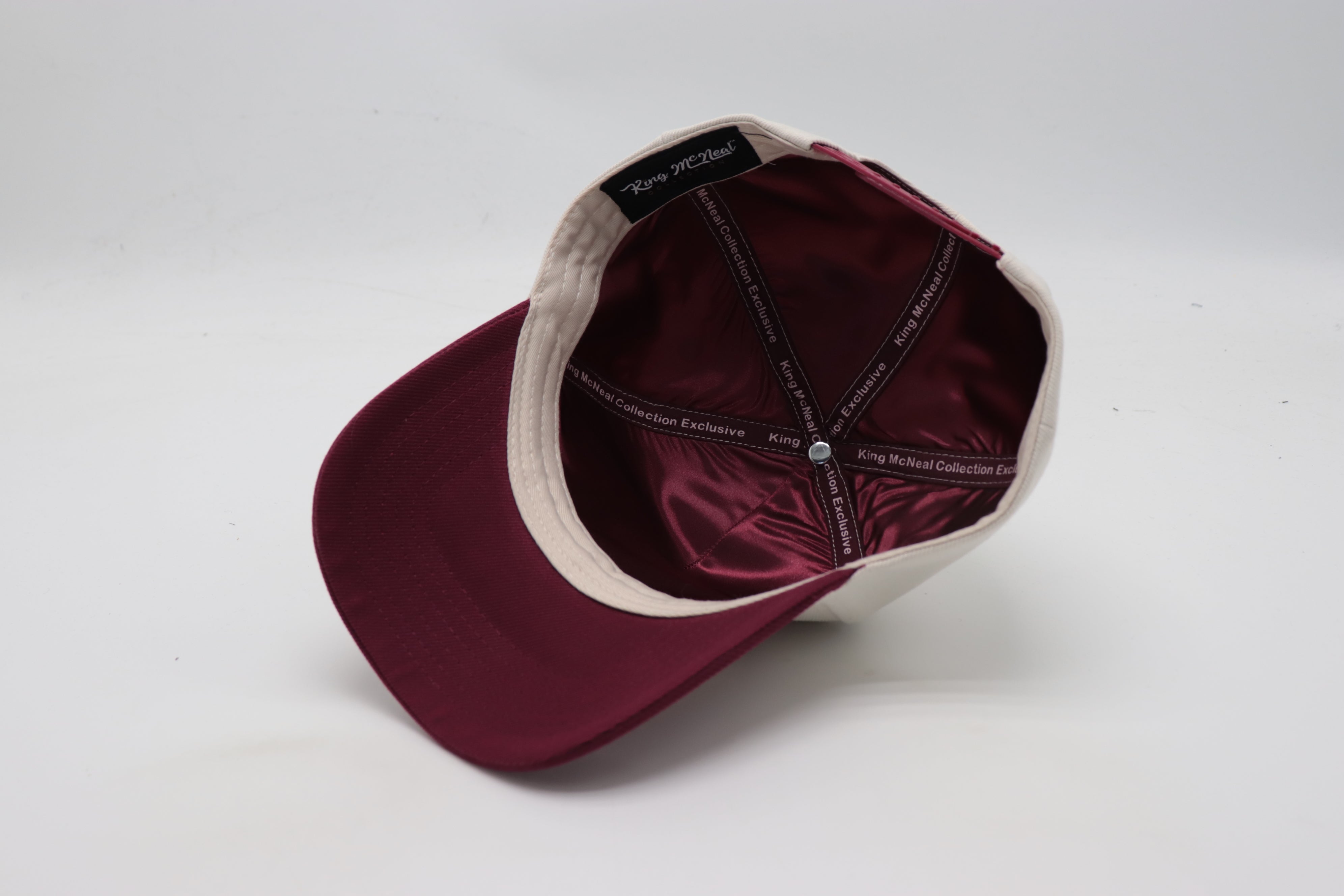 Delta Cream Snapback Hat