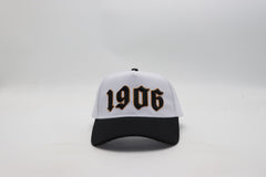 Alpha 1906 White/Black Snapback Hat