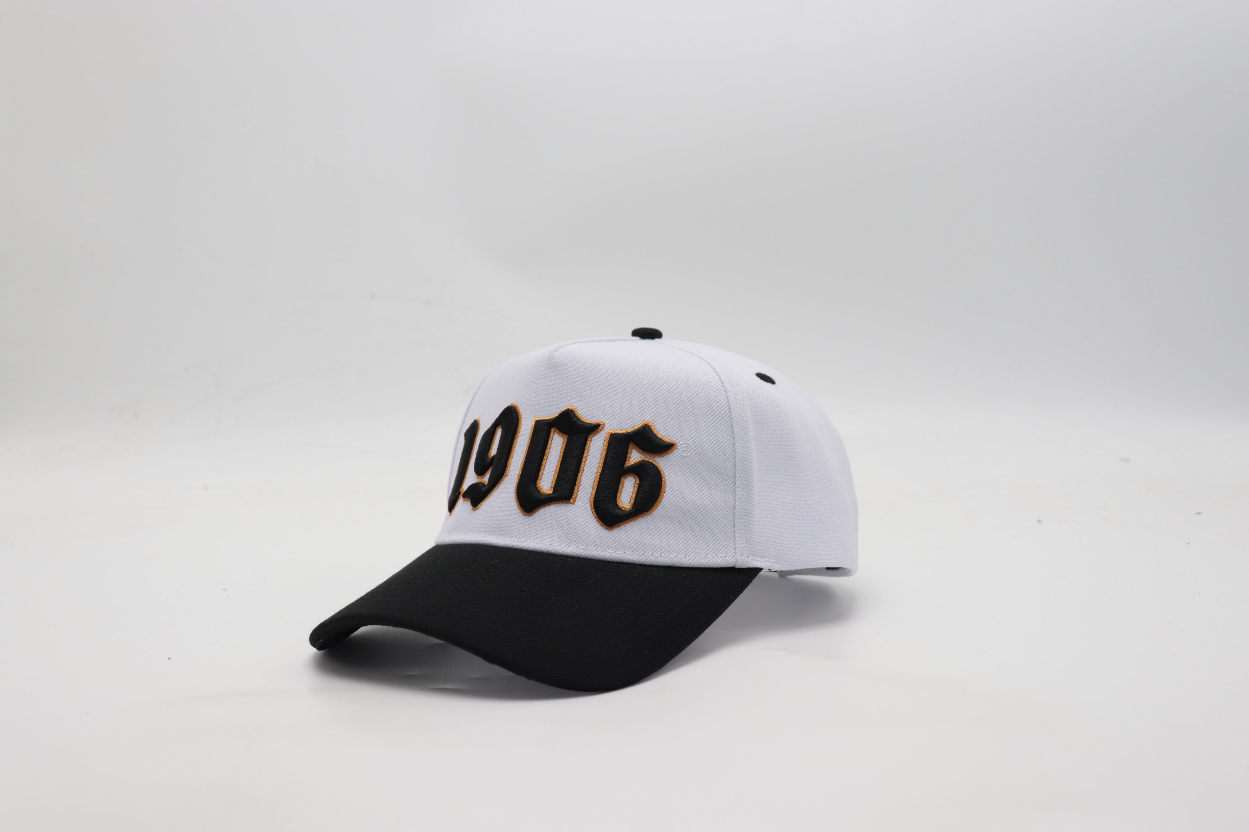 Alpha 1906 White/Black Snapback Hat