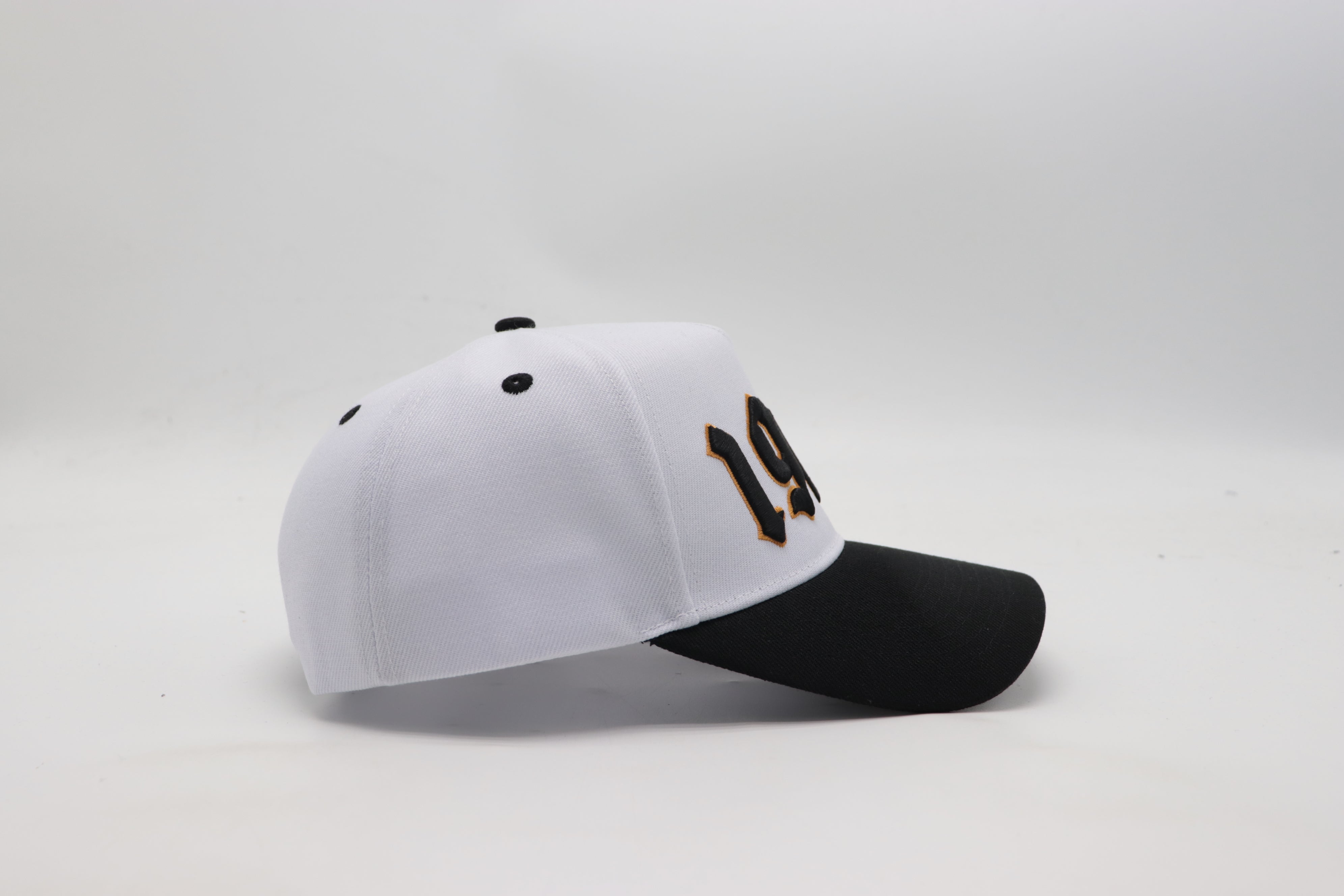 Alpha 1906 White/Black Snapback Hat