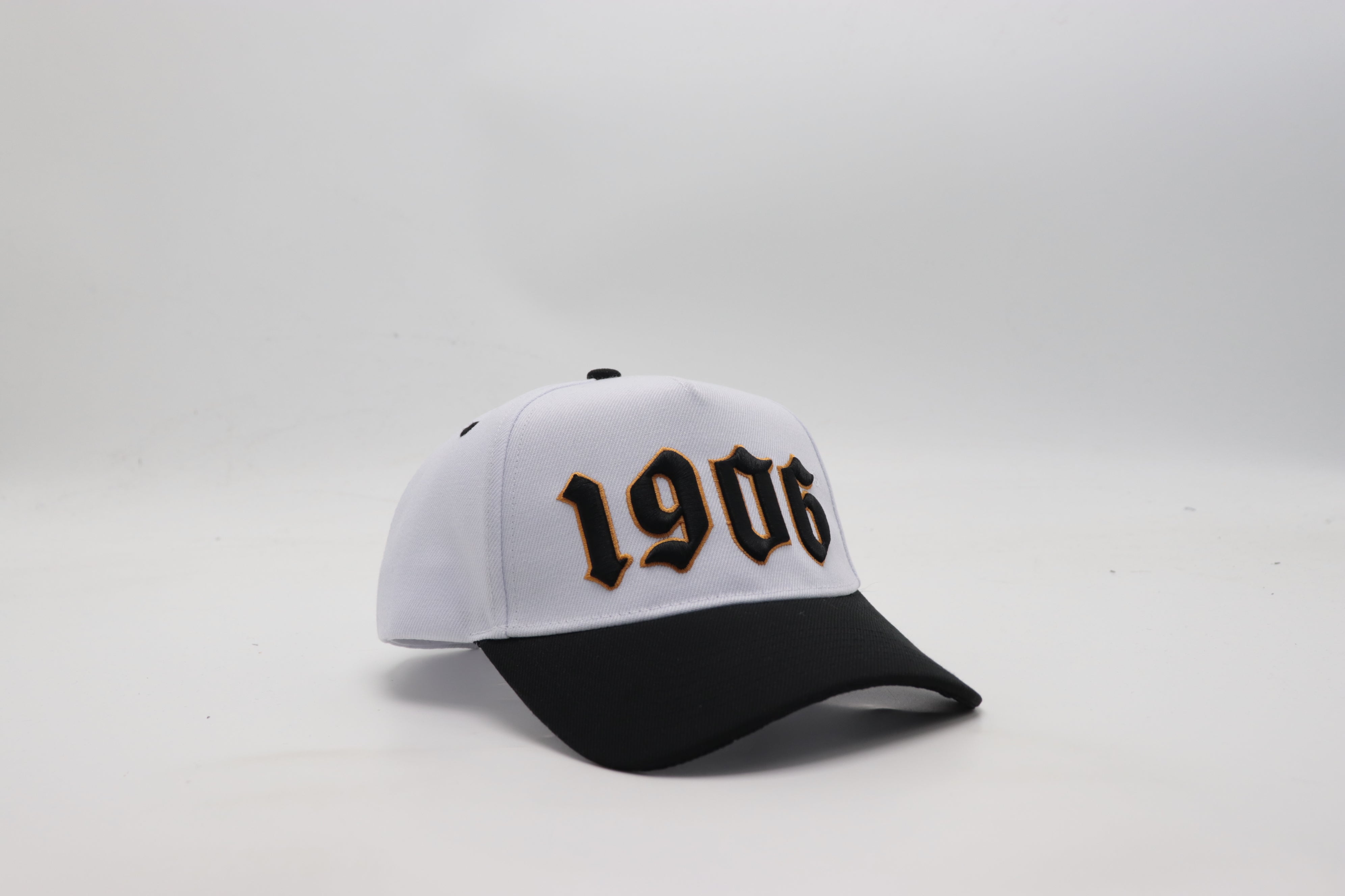 Alpha 1906 White/Black Snapback Hat