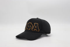 Alpha Black Snapback Hat
