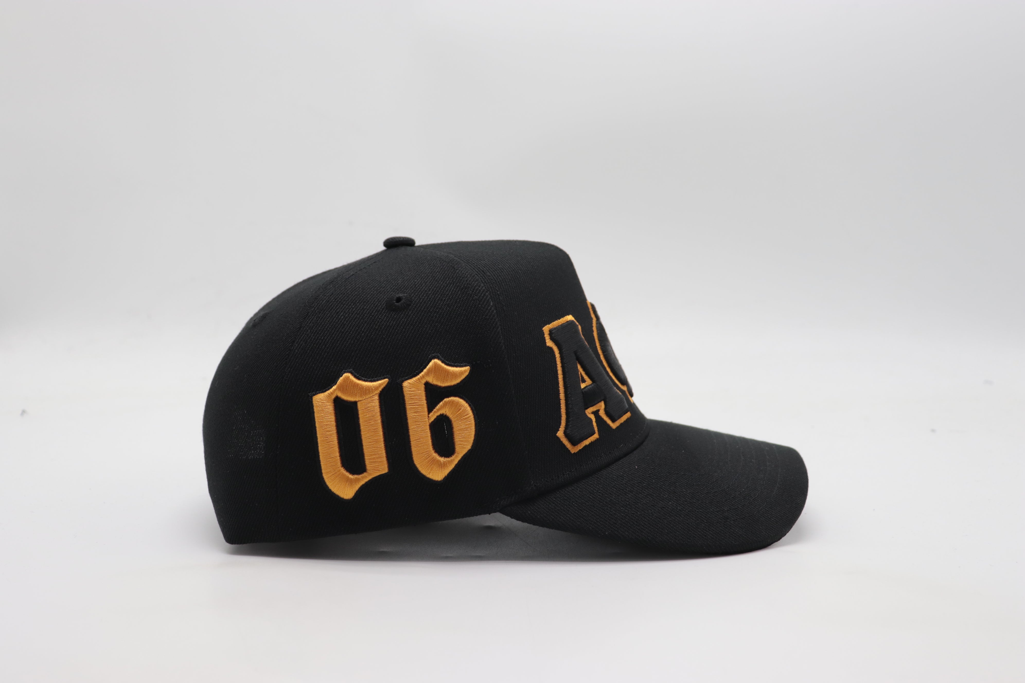 Alpha Black Snapback Hat