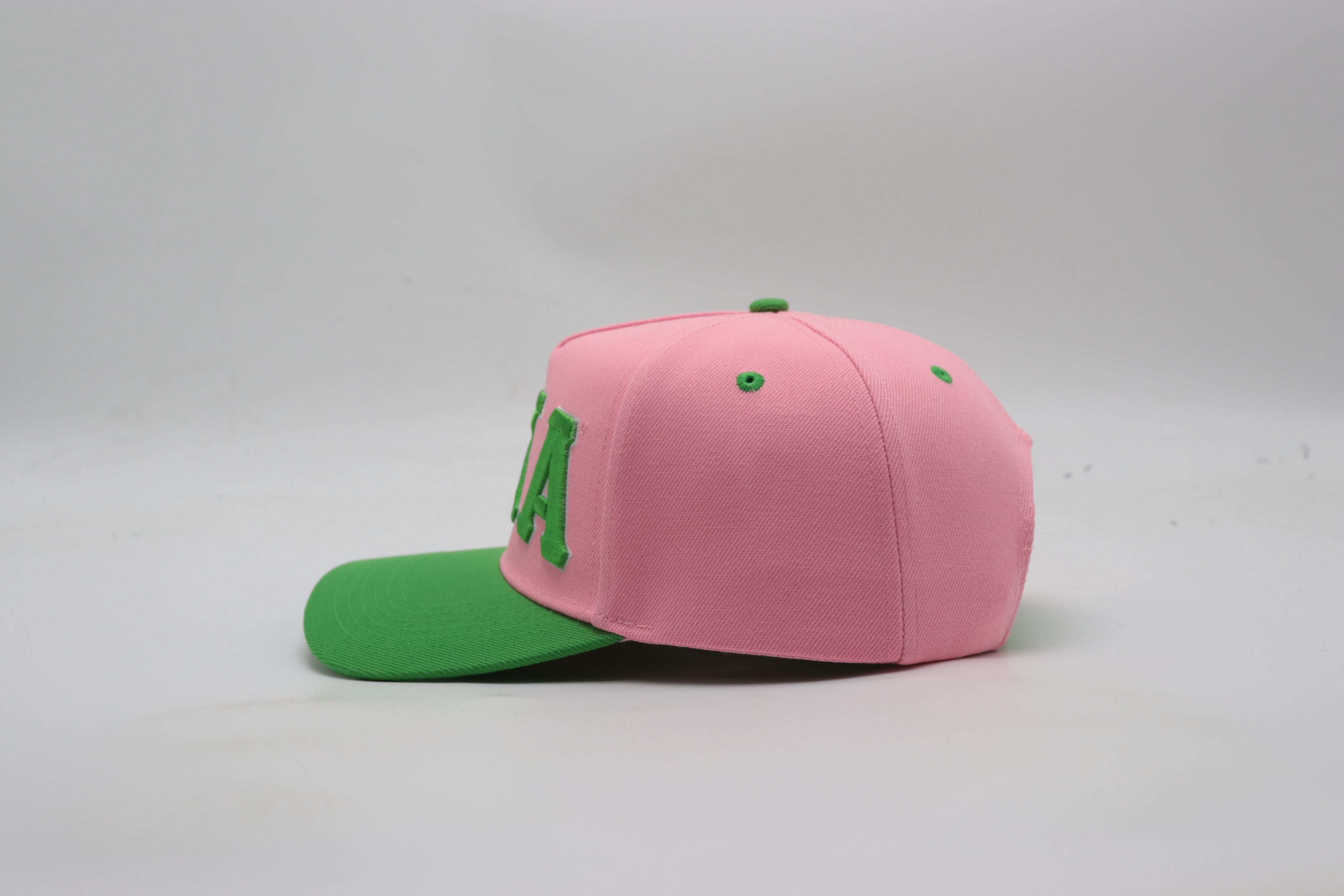 AKA Pink Letters Snapback Hat