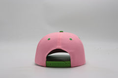 AKA Pink Letters Snapback Hat