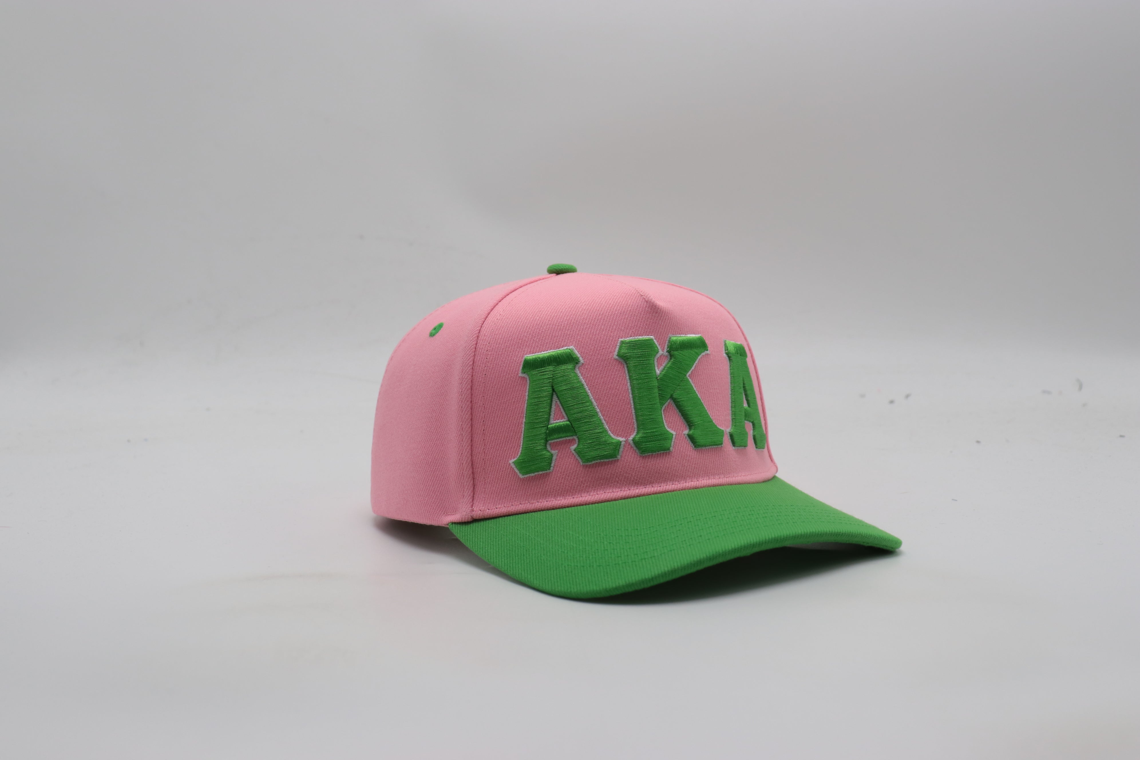 AKA Pink Letters Snapback Hat
