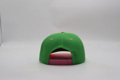 AKA Green Letters Snapback Hat