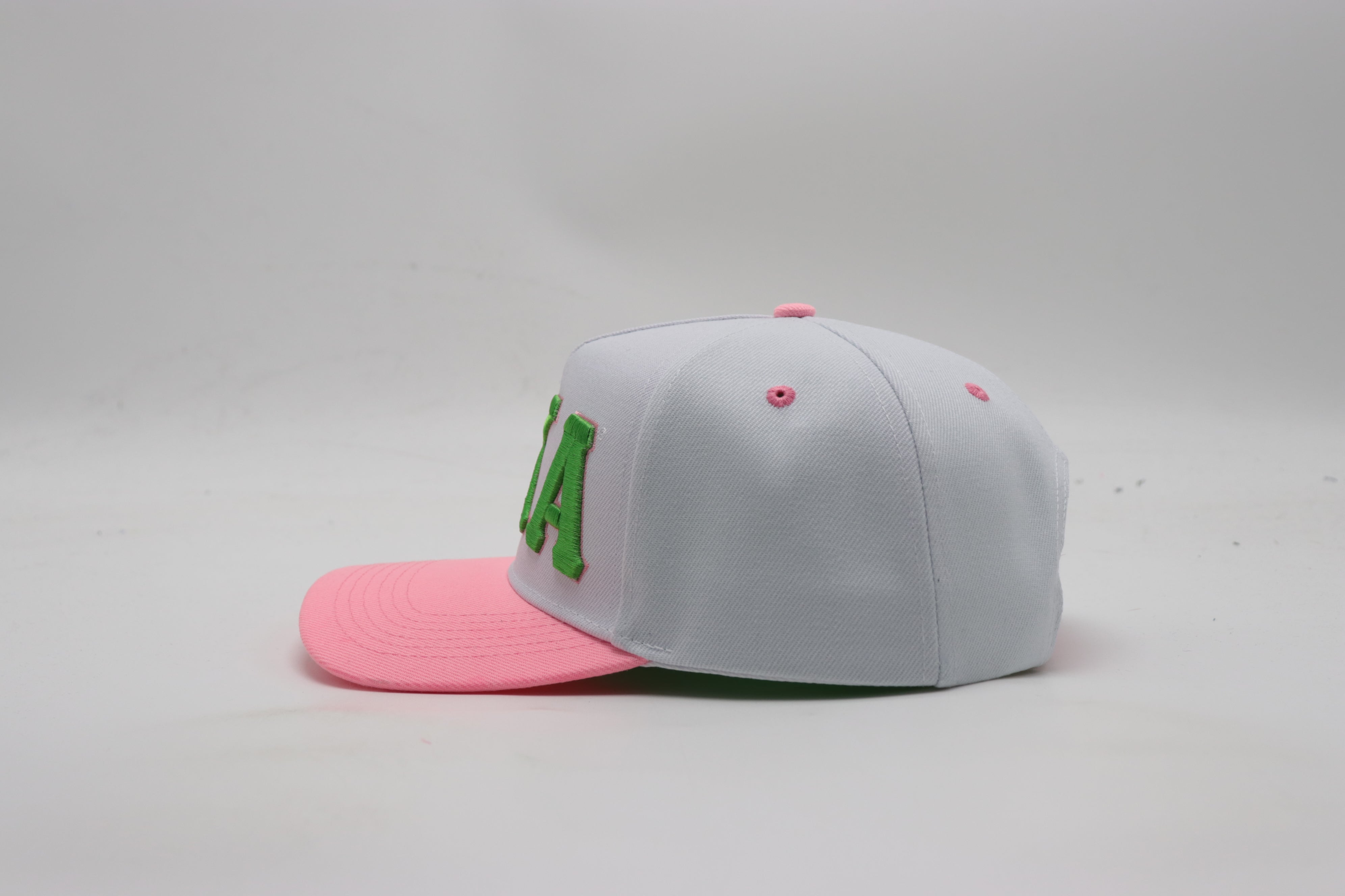 AKA White Letters Snapback Hat