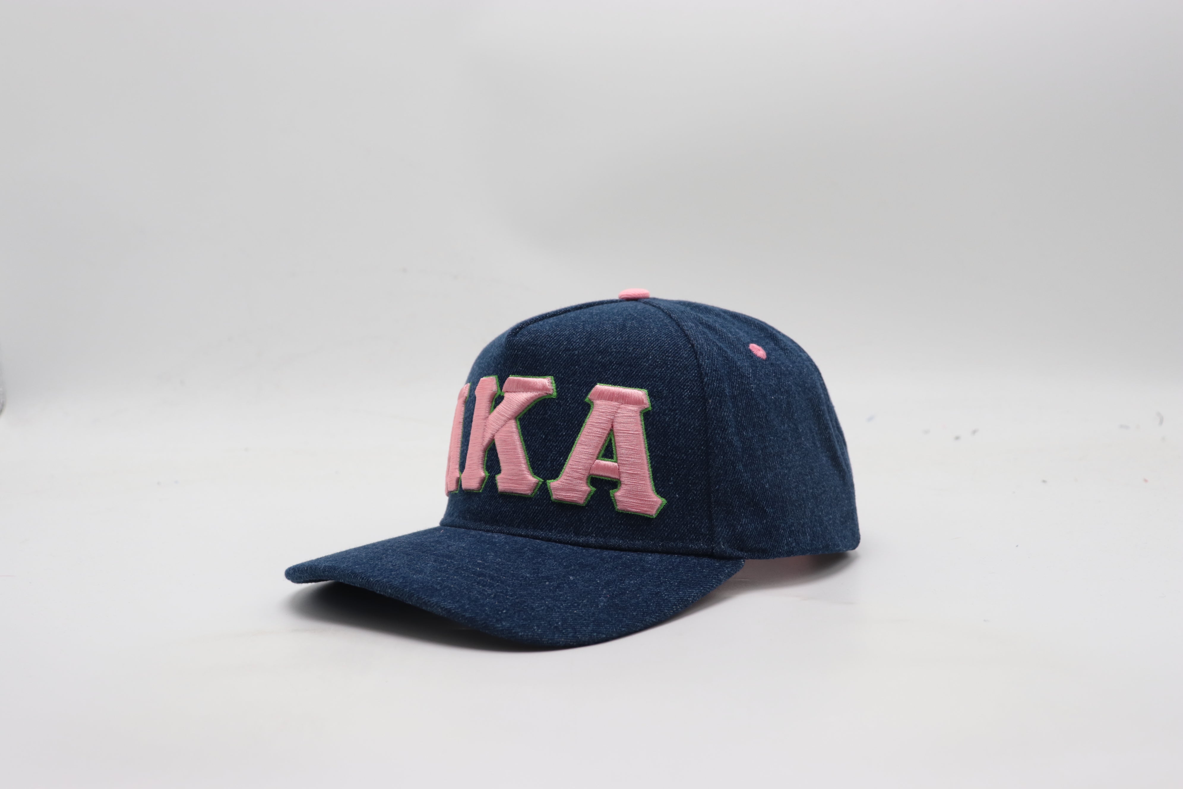 AKA Dark Denim Letters Snapback Hat