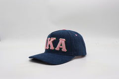 AKA Dark Denim Letters Snapback Hat