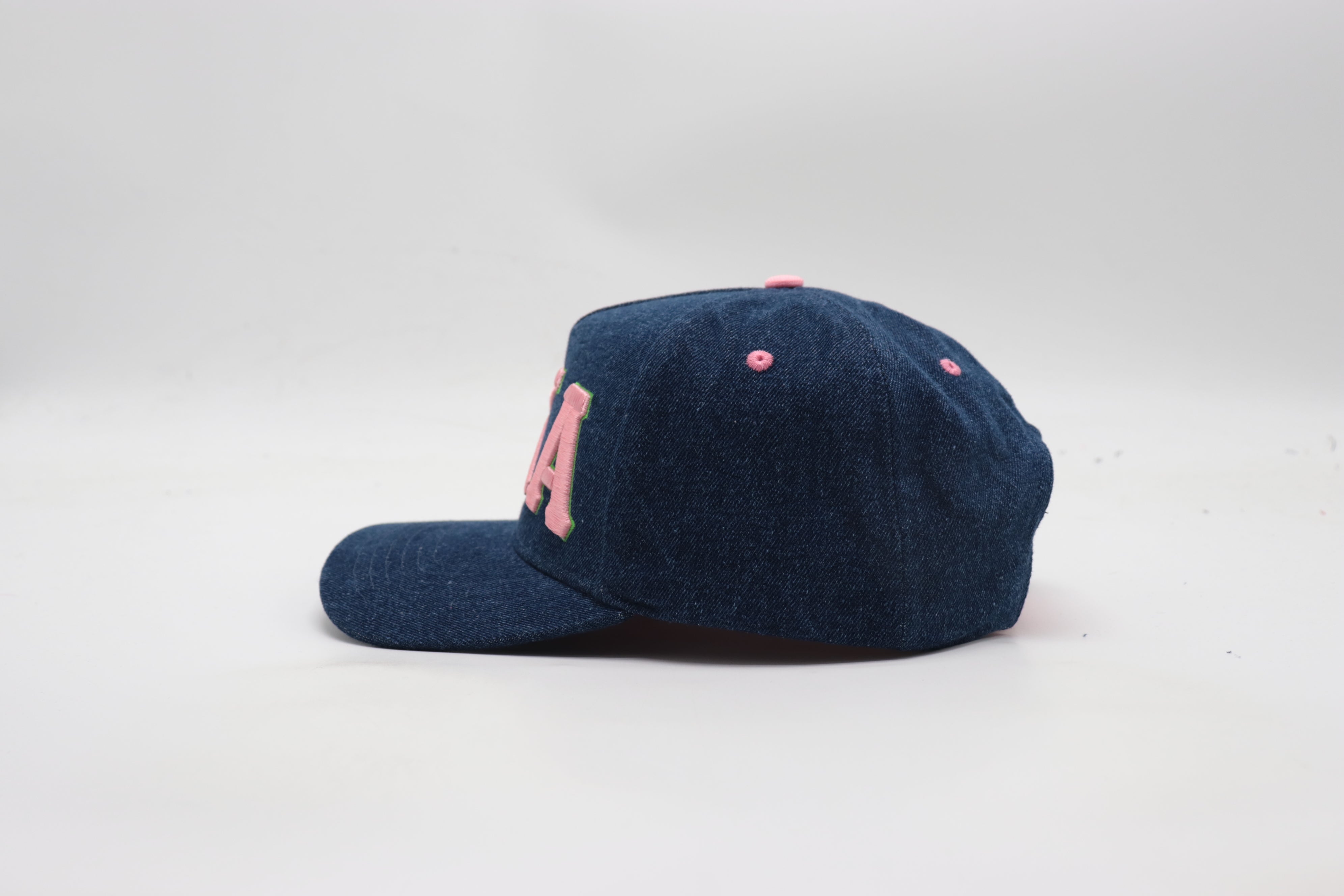 AKA Dark Denim Letters Snapback Hat