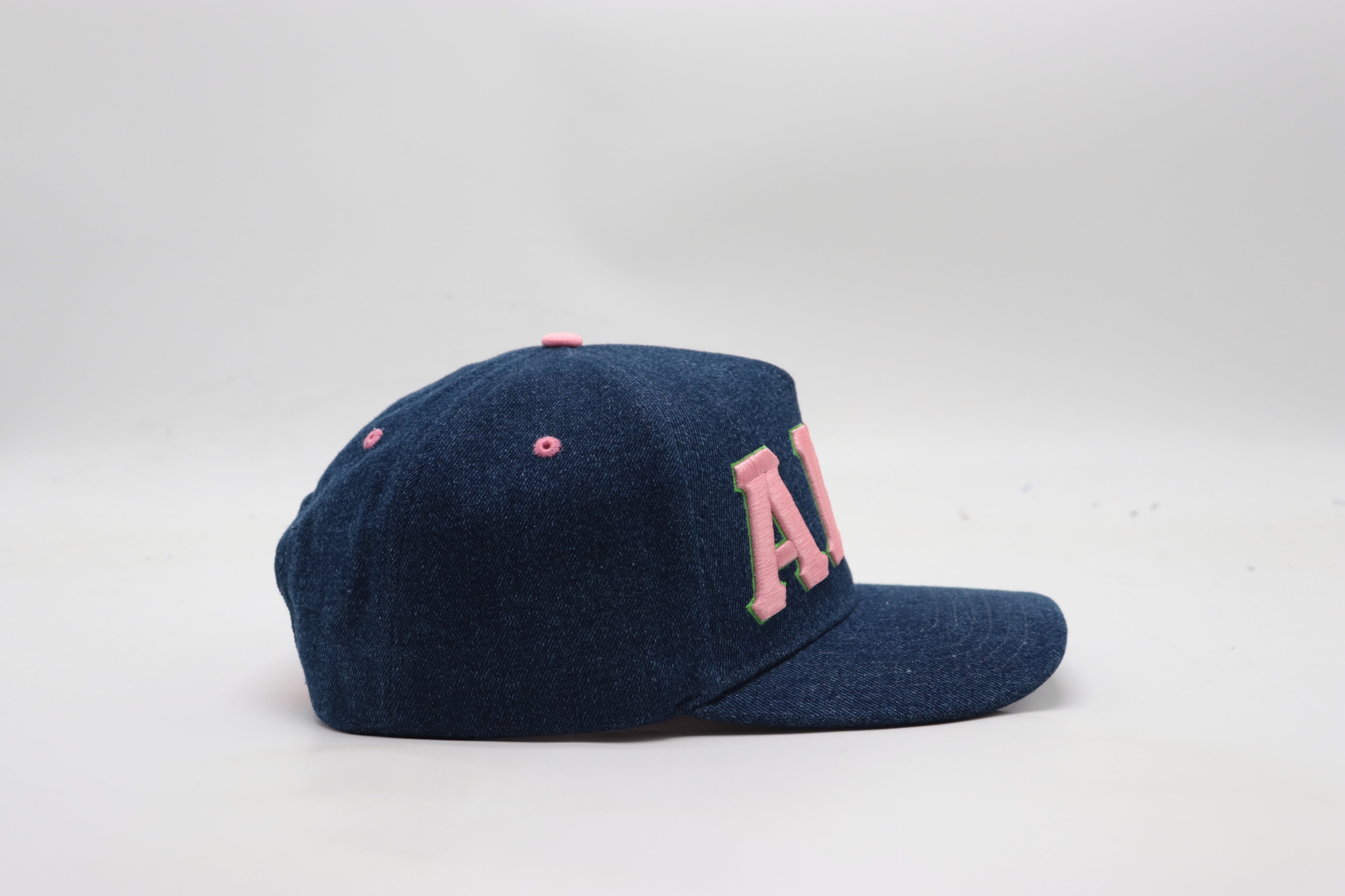 AKA Dark Denim Letters Snapback Hat