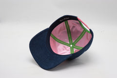 AKA Dark Denim Letters Snapback Hat