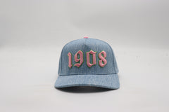 AKA Light Denim 1908 Snapback Hat