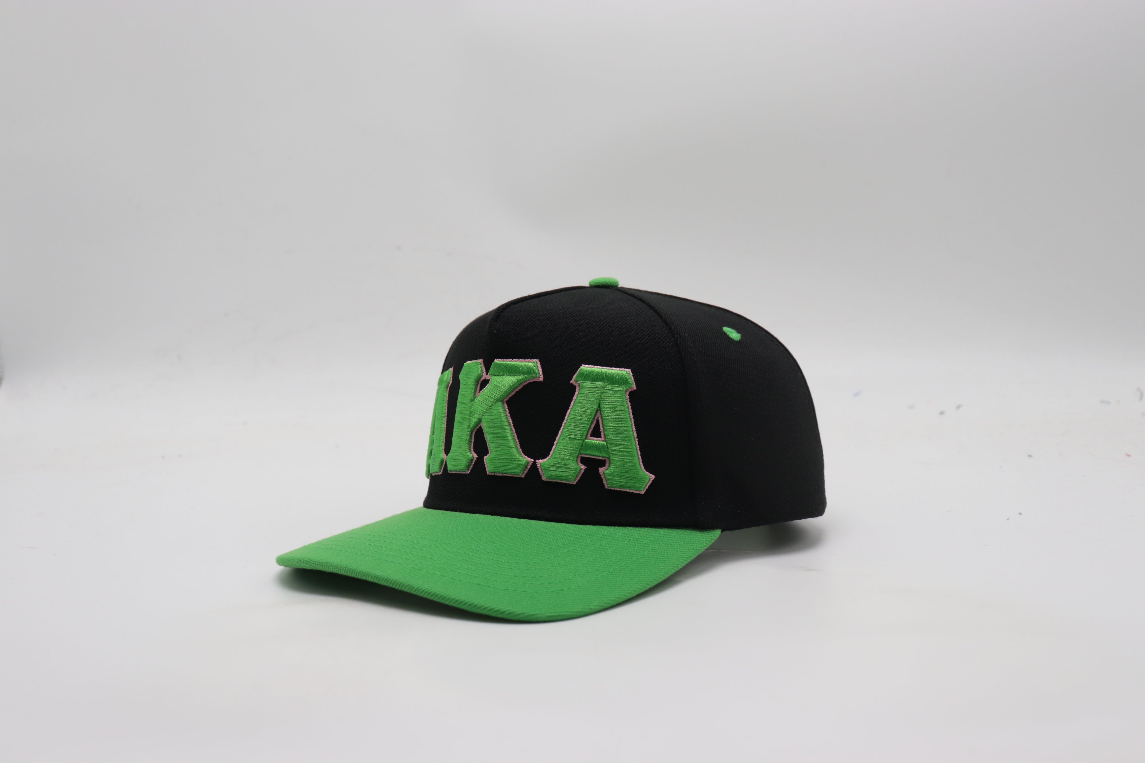 AKA Black Letters Snapback Hat