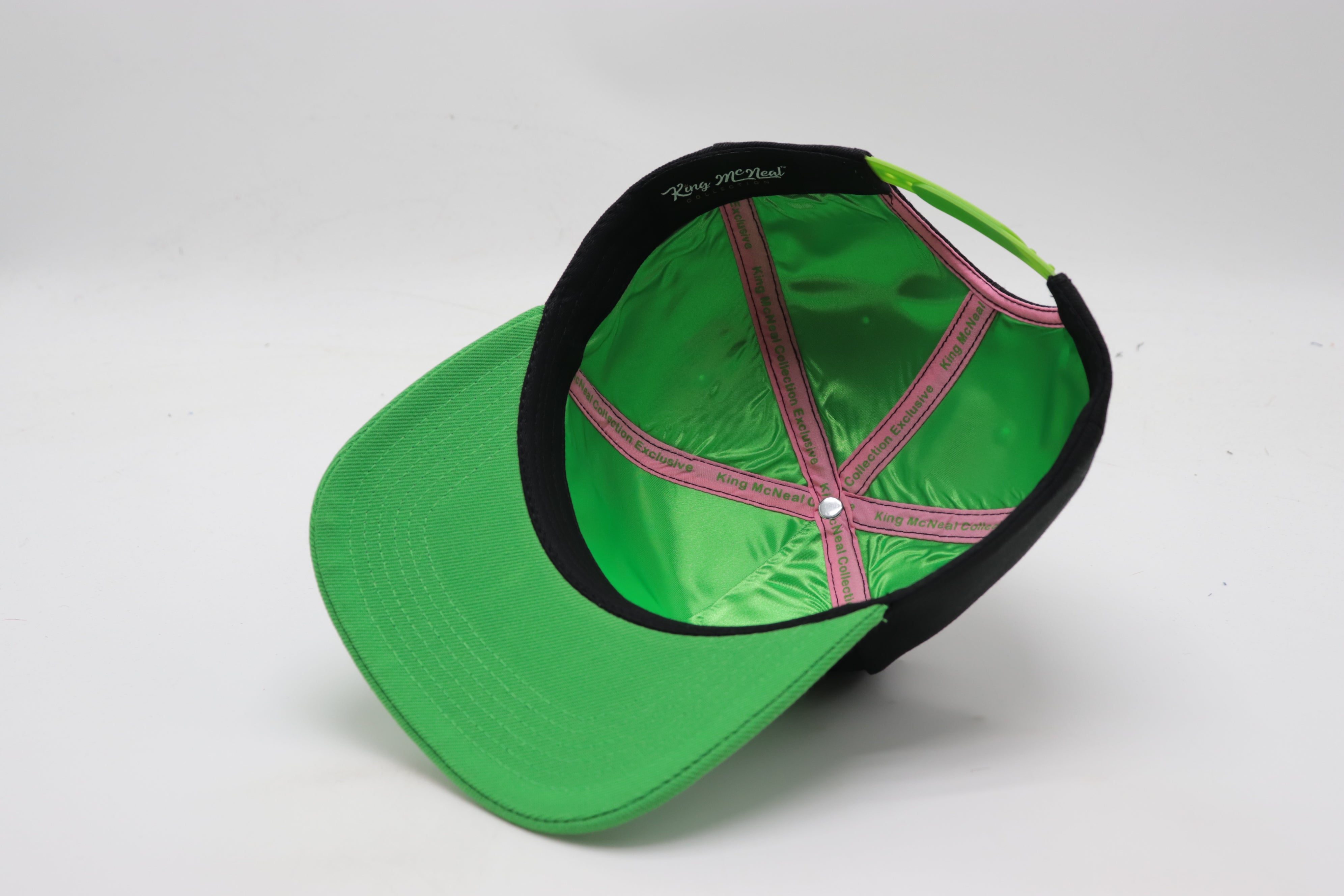 AKA Black Letters Snapback Hat