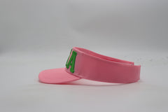 AKA Pink Letters Visor Hat