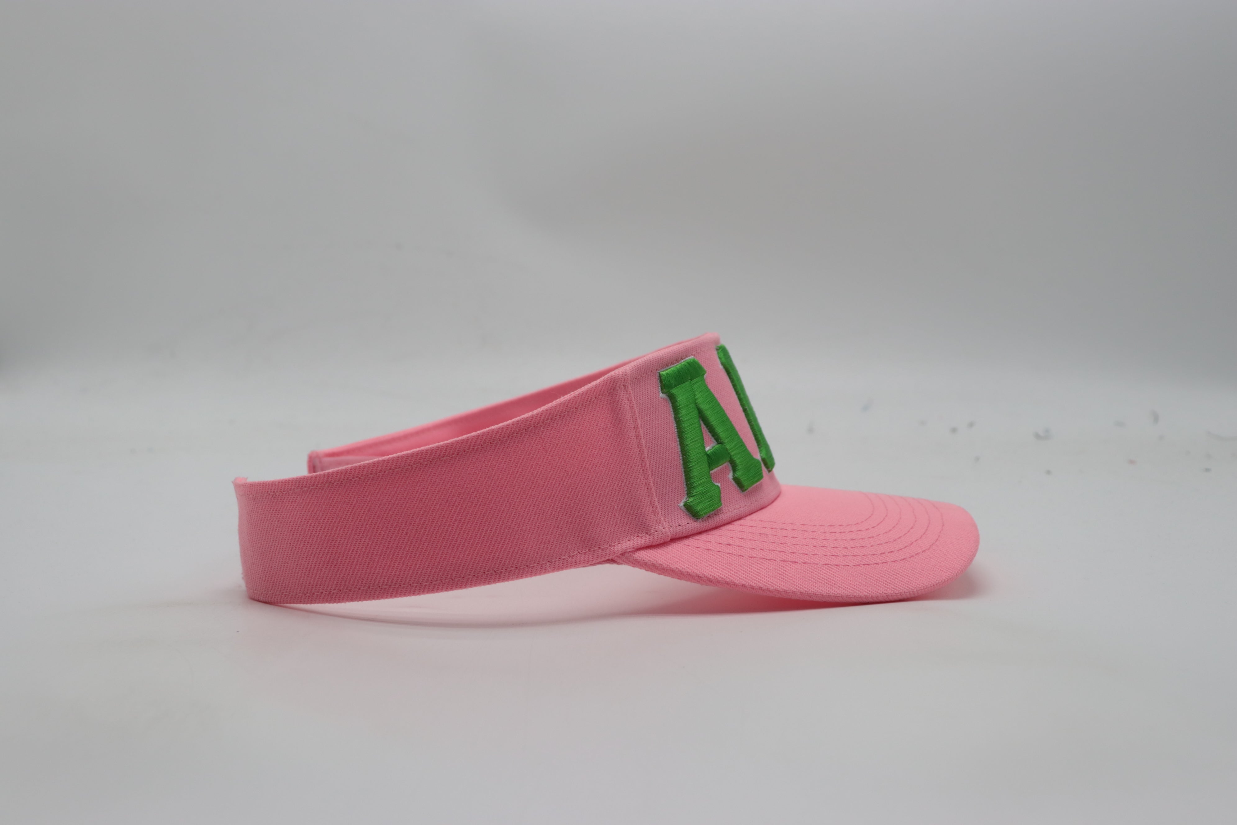 AKA Pink Letters Visor Hat