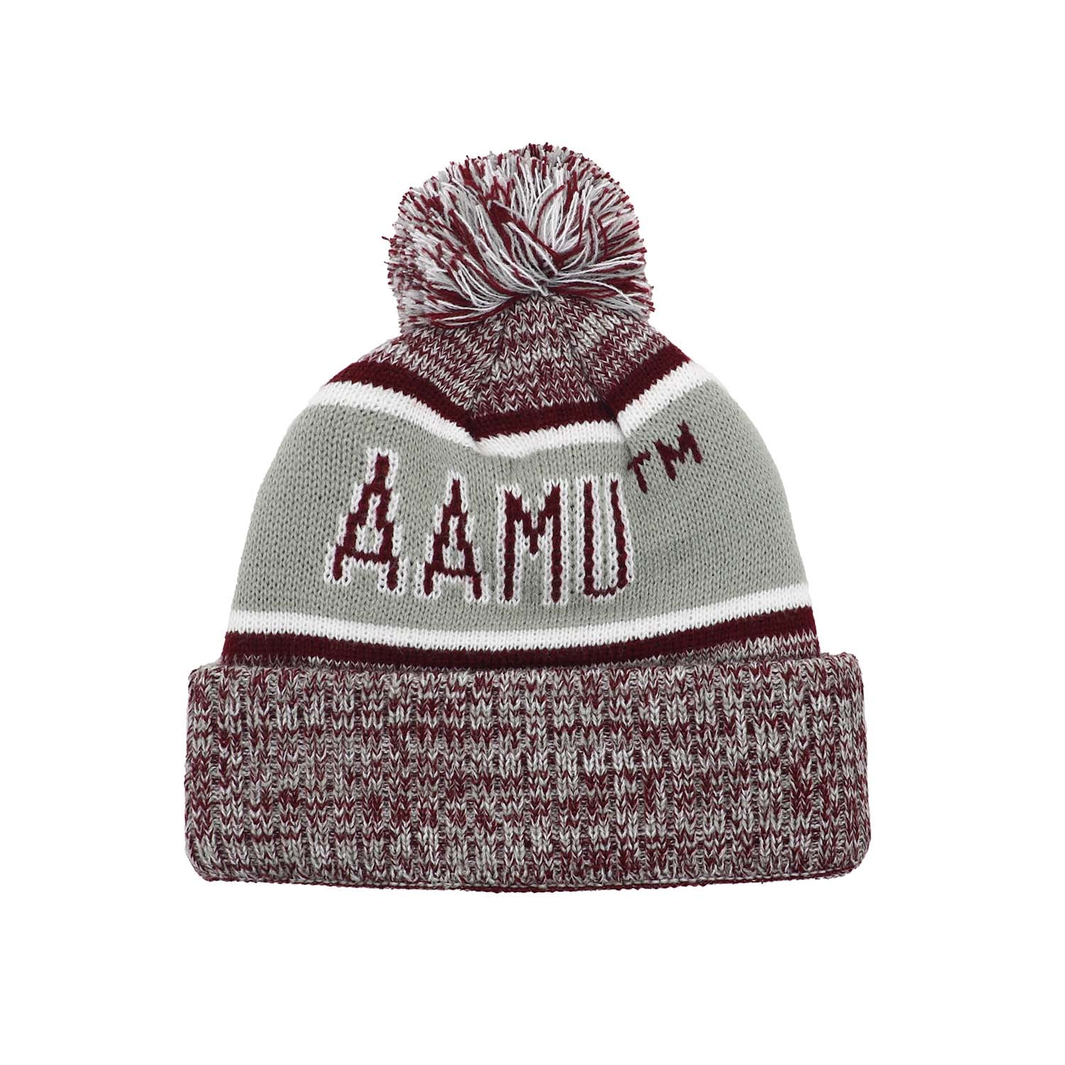 Alabama A&M Grey Knit Scarf & Hat