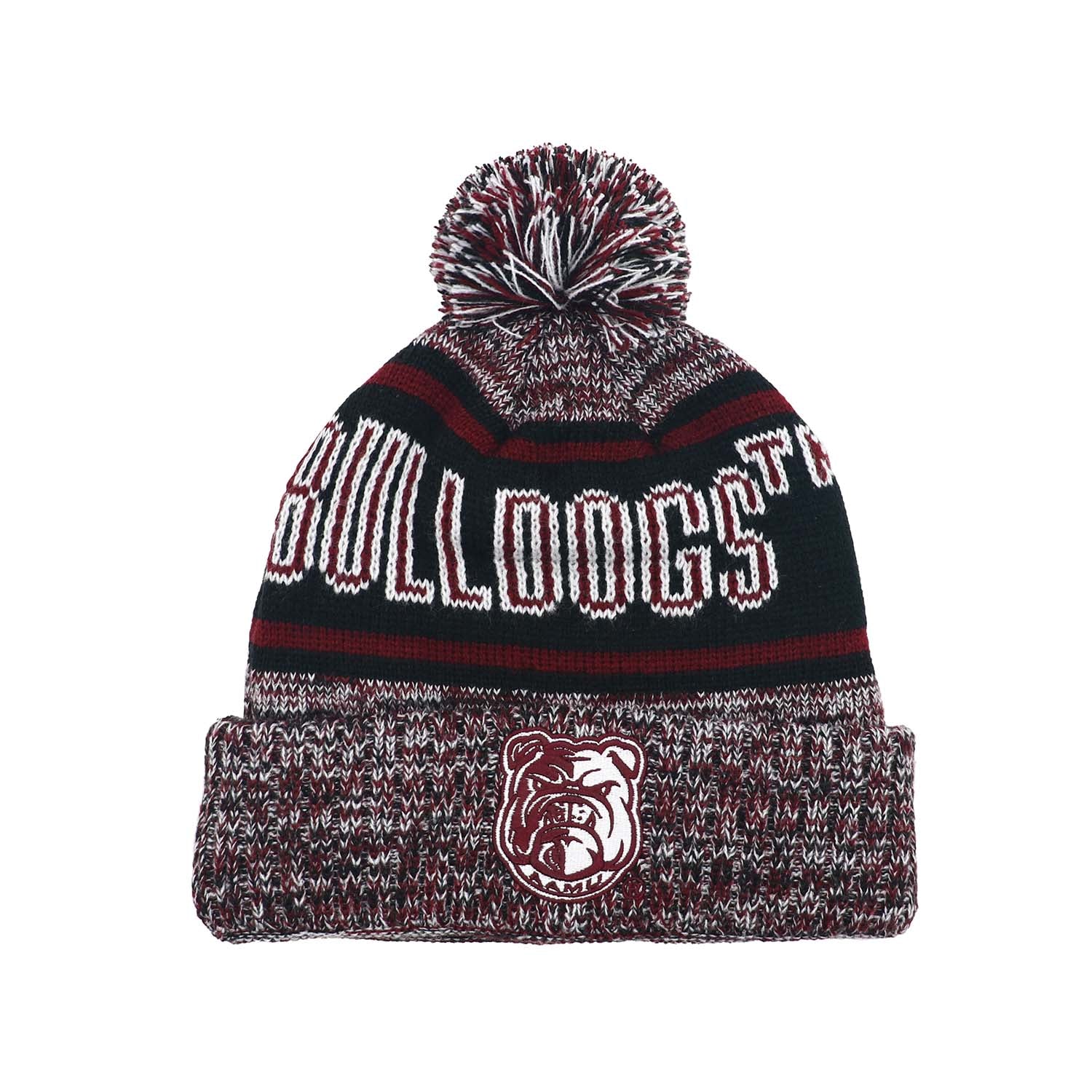 Alabama A&M Black Knit Scarf & Hat
