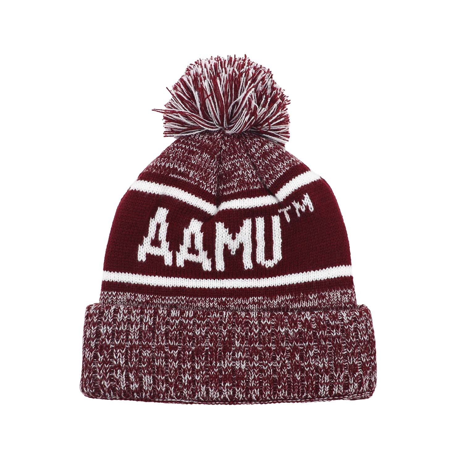 Alabama A&M Maroon Knit Scarf & Hat