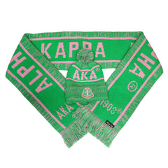 AKA Green Scarf & Hat Set