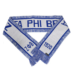 Zeta White Scarf & Hat Set